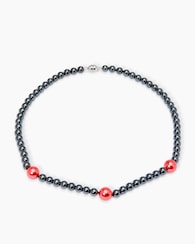 Produktabbildung für Collier Hämatit 6,0 mm & MK-Perlen 10 mm