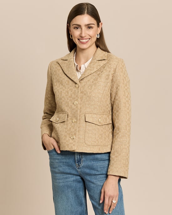 Produktabbildung für "Couture" Blazerjacke aus Bouclé