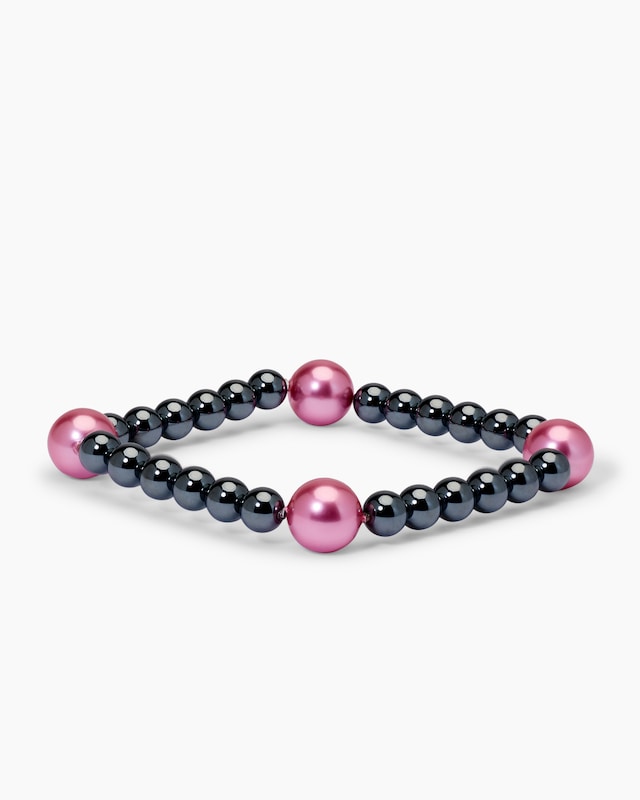 Armband mit Hämatit & MK-Perlen 10mm