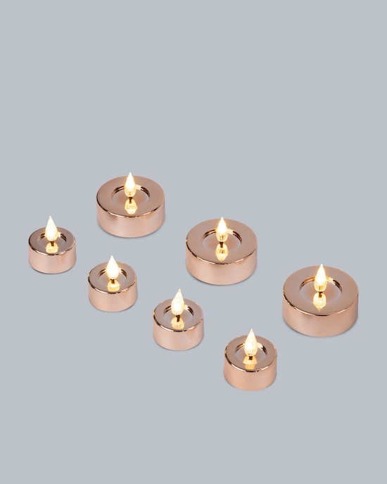 Produktabbildung für LED-Teelichter "Shiny", 7tlg.