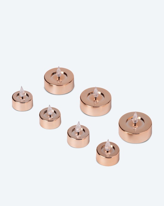 Produktabbildung für LED-Teelichter "Shiny", 7tlg.