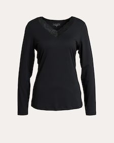 Produktabbildung für Langarmshirt mit elastischer Spitze