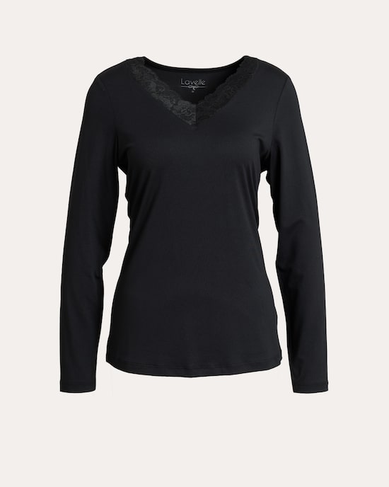 Produktabbildung für Langarmshirt mit elastischer Spitze