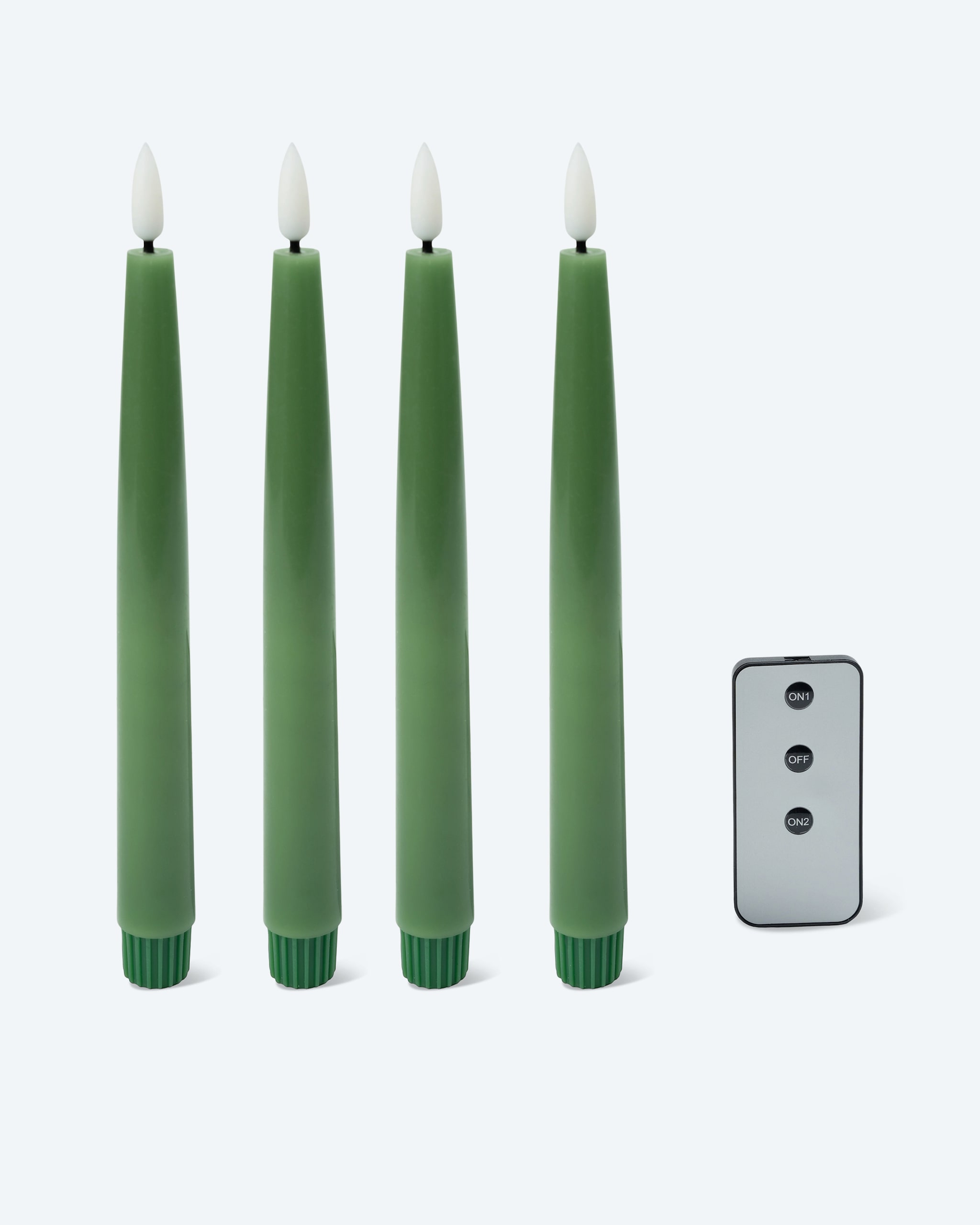 Produktabbildung für Stabkerzen mit LED-Draht, 4tlg.