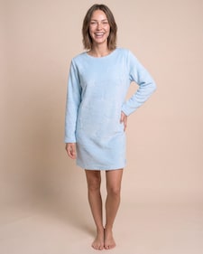 Produktabbildung für Soft Fleece-Nachthemd mit Grafik