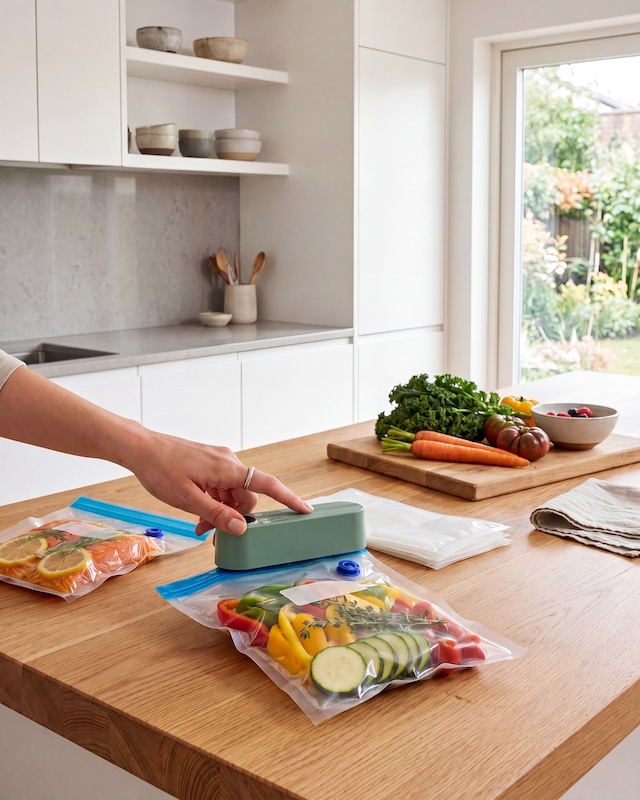 Cucinella Mini Vakuumierer mit 30 Beuteln