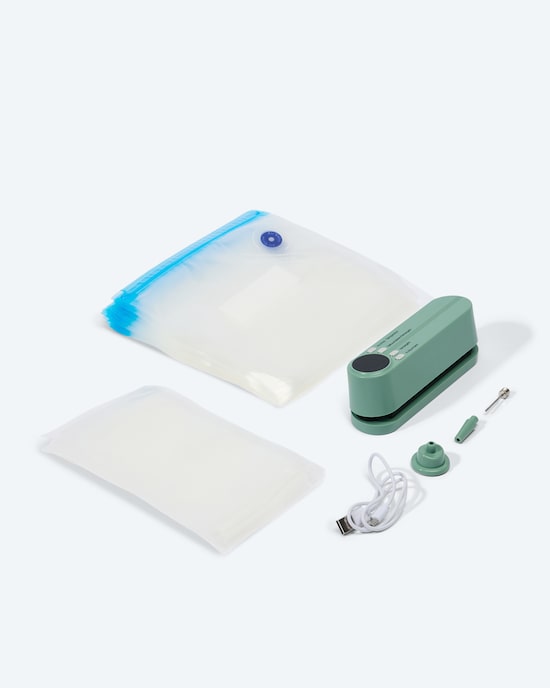 Produktabbildung für Mini Vakuumierer mit 30 Beuteln
