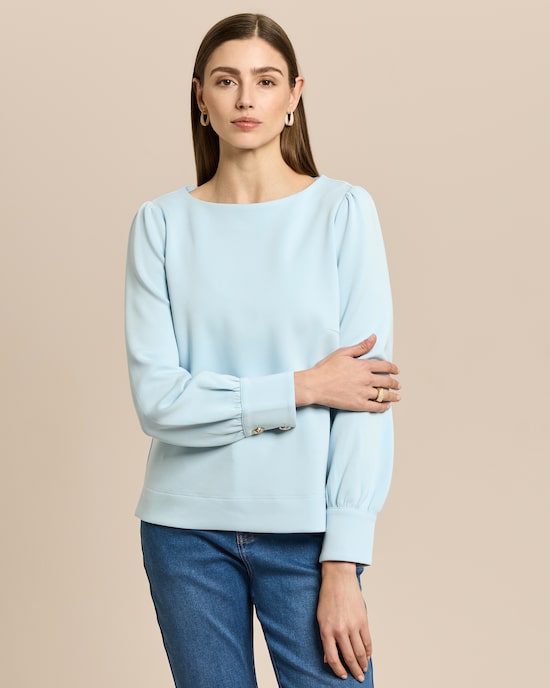 Produktabbildung für Seidentraum Pullover mit Manschetten
