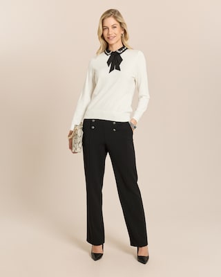 Produktabbildung 3 für Straight Leg Hose mit Knöpfen