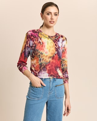 Produktabbildung 2 für Pullover mit Exklusivdruck und Kette