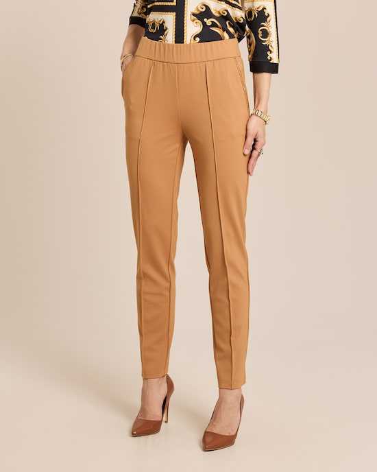 Produktabbildung für Slim Fit Hose mit Strassdeko