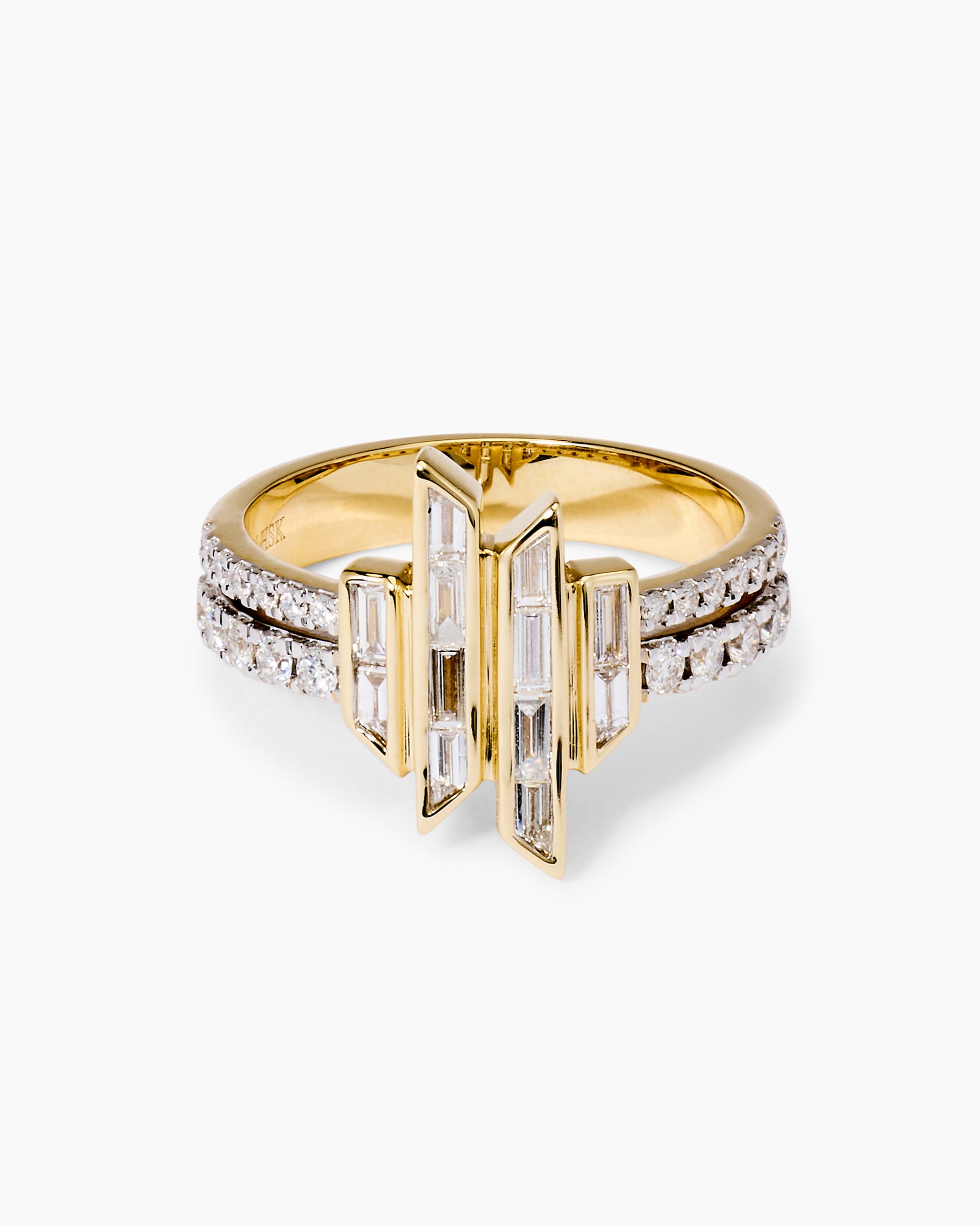 Produktabbildung für Ring mit Brillanten & Diamanten 0,75 ct