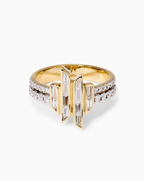 Produktabbildung für Ring mit Brillanten & Diamanten 0,75 ct