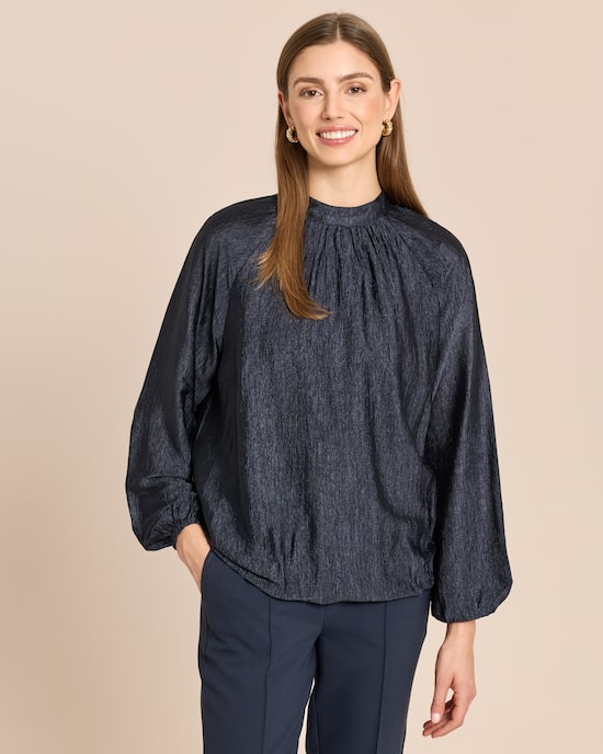 Produktabbildung für Bluse mit Stehkragen
