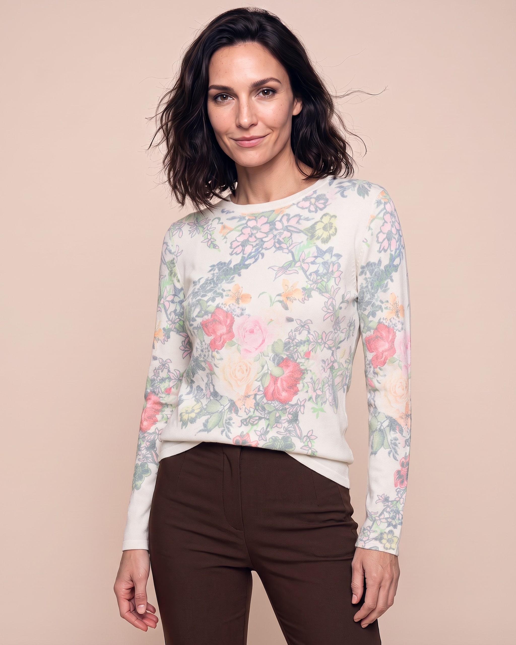 Produktabbildung für Soft Pullover Rosenranken