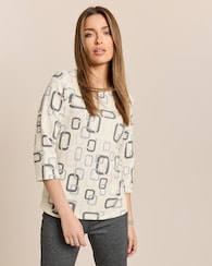 Produktabbildung für Sweatshirt mit Alloverdruck