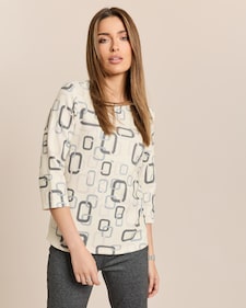 Produktabbildung für Sweatshirt mit Alloverdruck