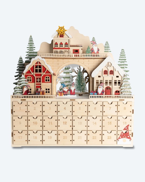 Produktabbildung für Holz-Adventskalender "Wichtel"