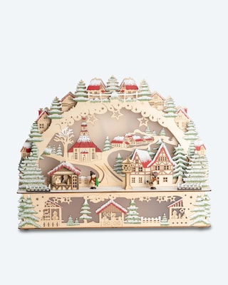 Produktabbildung 1 für LED Schwibbogen "Weihnachtsdorf"