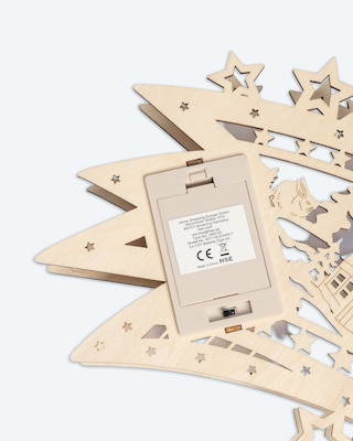 Produktabbildung 4 für Holz-Sternschnuppe "Winterwald"