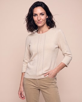 Produktabbildung für Pullover Zopfstrickmuster