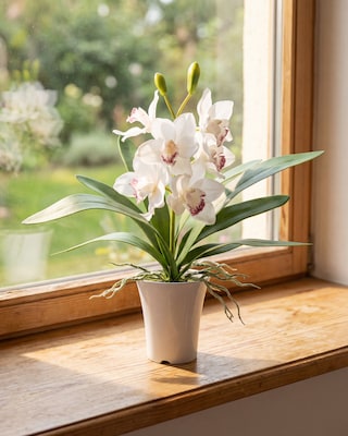 Produktabbildung 2 für Cymbidie im Melamintopf