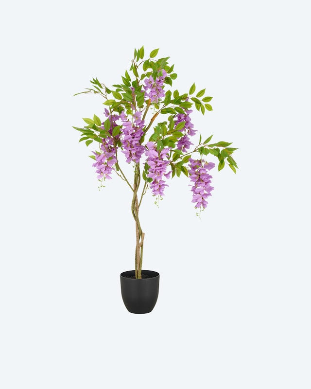 Wisteria-Kunststoffpflanze im Topf