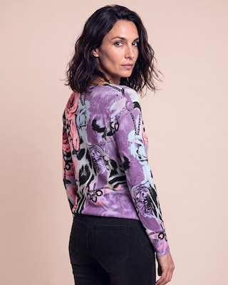 Produktabbildung 2 für Pullover Rosen-Leo-Mix