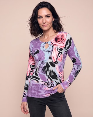 Produktabbildung 1 für Pullover Rosen-Leo-Mix