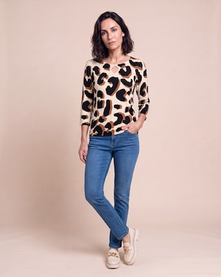 Produktabbildung 3 für Pullover mit Leomuster