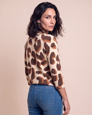 Produktabbildung 2 für Pullover mit Leomuster