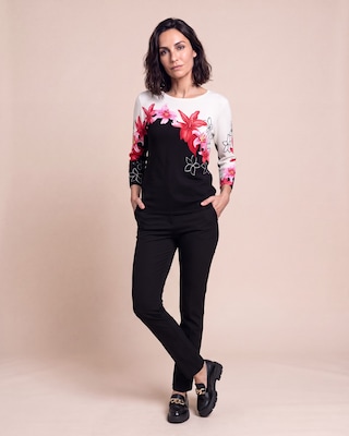 Produktabbildung 3 für Classic Pullover mit Liliendruck