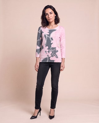 Produktabbildung 3 für Pullover mit Blumen-Kettendeko
