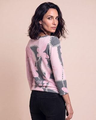 Produktabbildung 2 für Pullover mit Blumen-Kettendeko