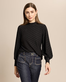 Produktabbildung für Shirt mit tonalem Jacquard