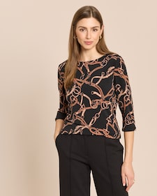 Produktabbildung für Shirt mit Kettenprint