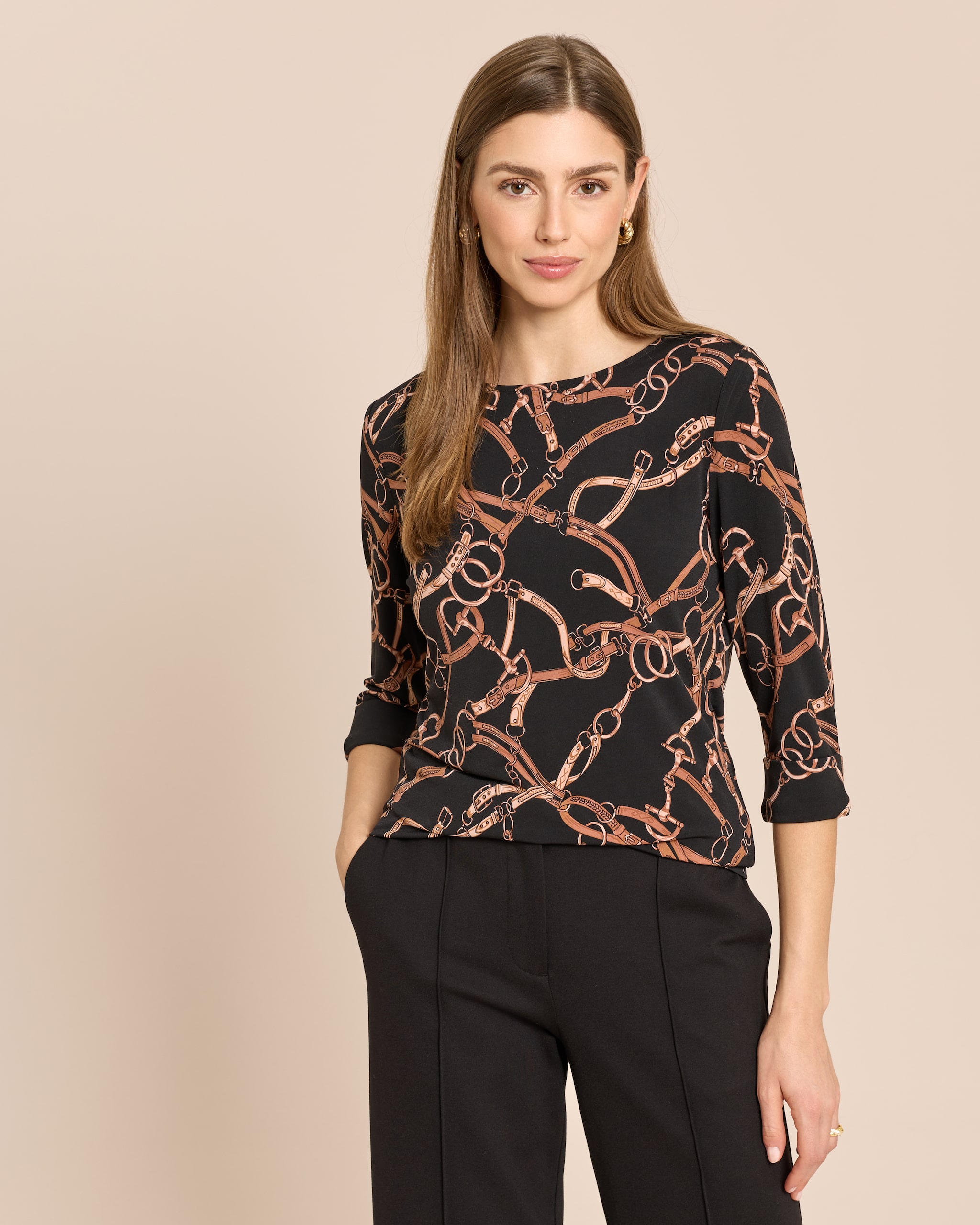 Produktabbildung für Shirt mit Kettenprint
