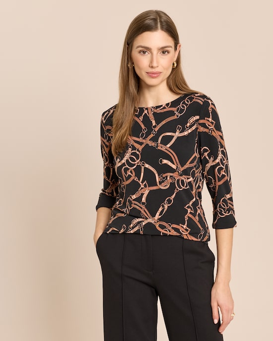 Produktabbildung für Shirt mit Kettenprint