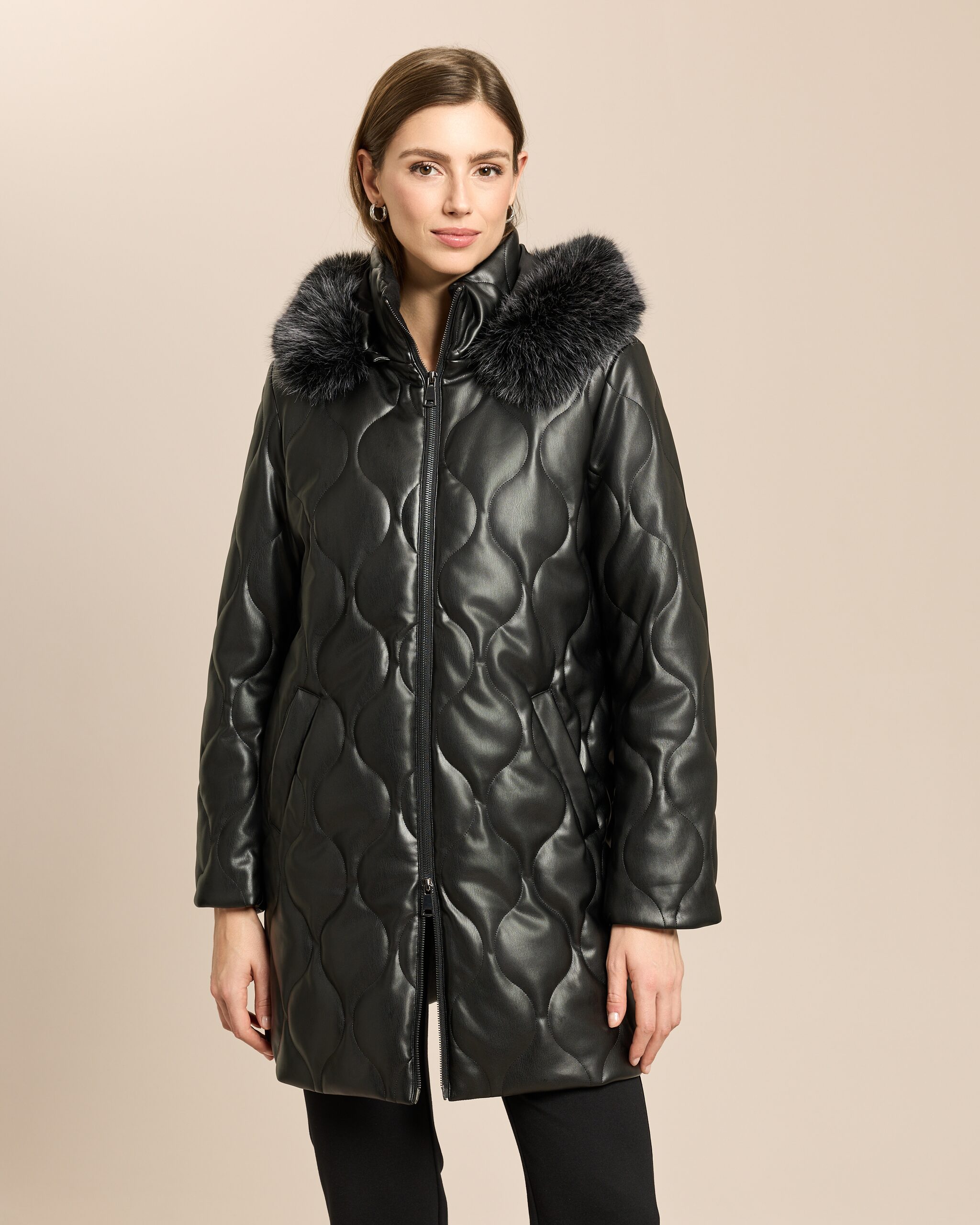 Produktabbildung für Jacke aus Kunstleder