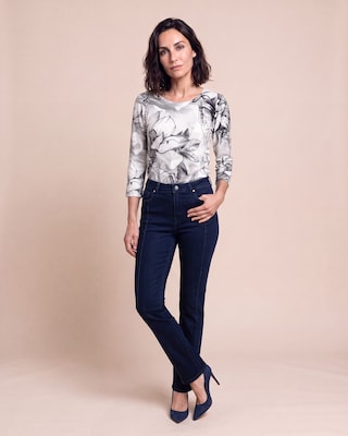 Produktabbildung 3 für Classic Pullover Blumen-Zeichnung