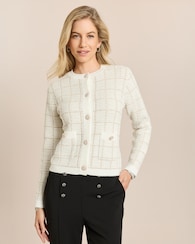 Produktabbildung für Cardigan mit Goldknöpfen
