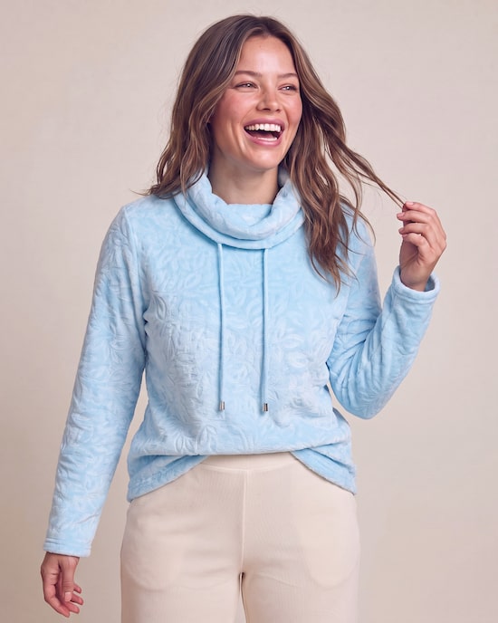 Produktabbildung für Kuschelpullover Loverly Leaves