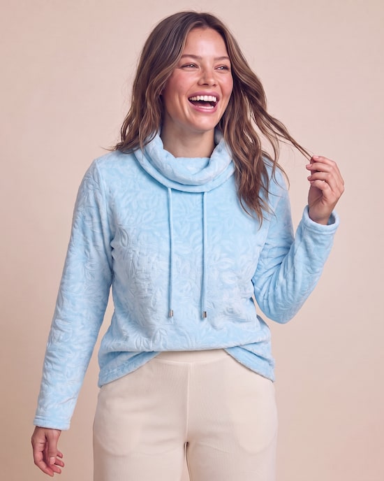 Produktabbildung für Kuschelpullover Loverly Leaves