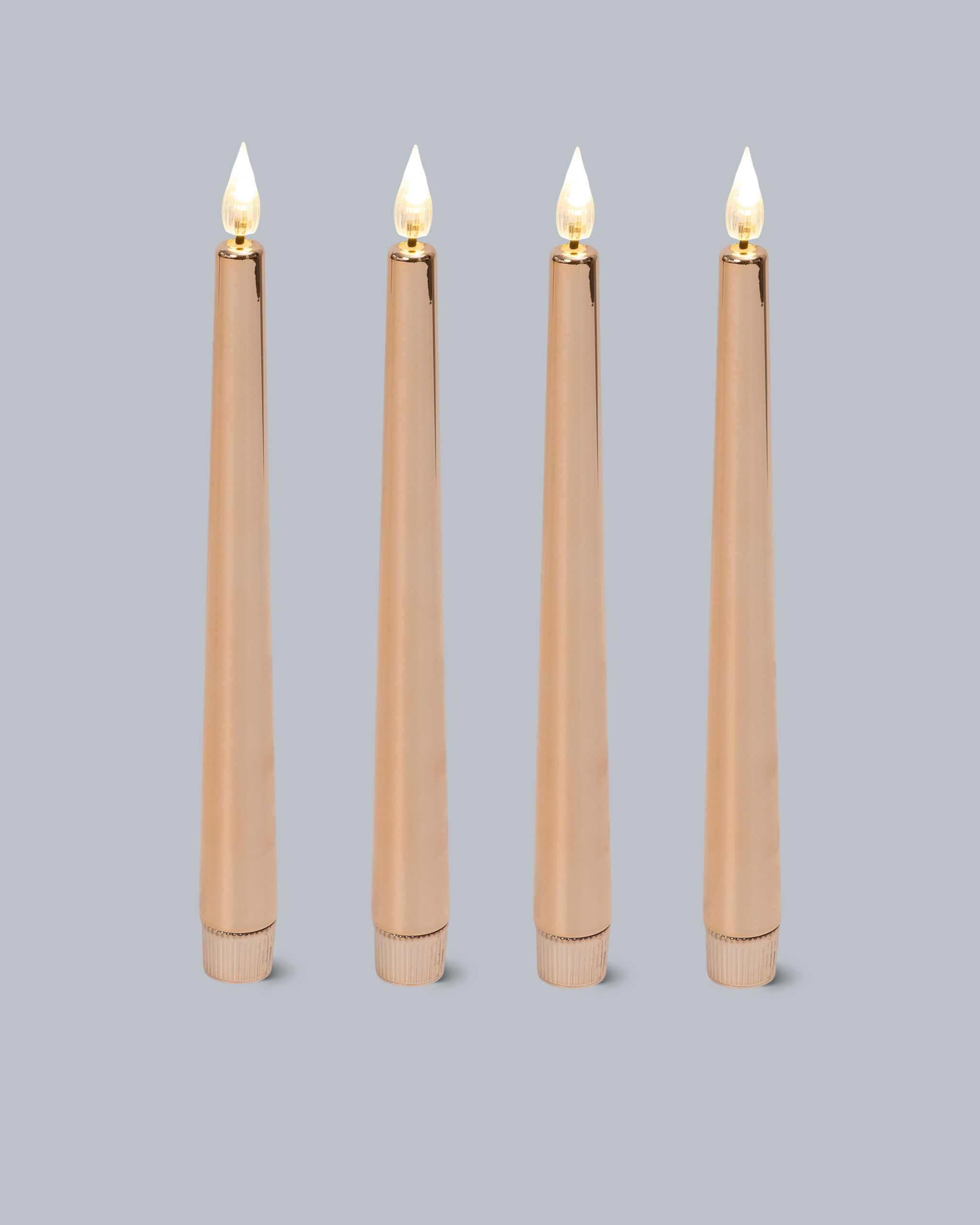 Produktabbildung für Stabkerzen "Shiny", 4tlg.
