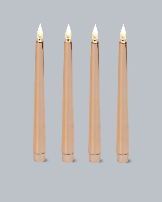Produktabbildung für Stabkerzen "Shiny", 4tlg.