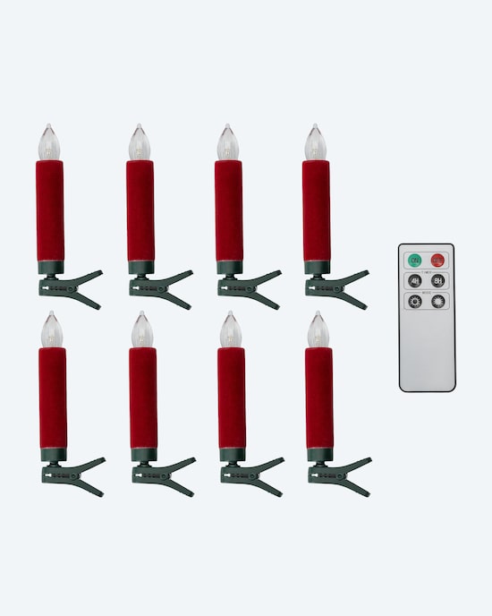 Produktabbildung für Kabellose LED-Weihnachtskerzen, 8tlg.
