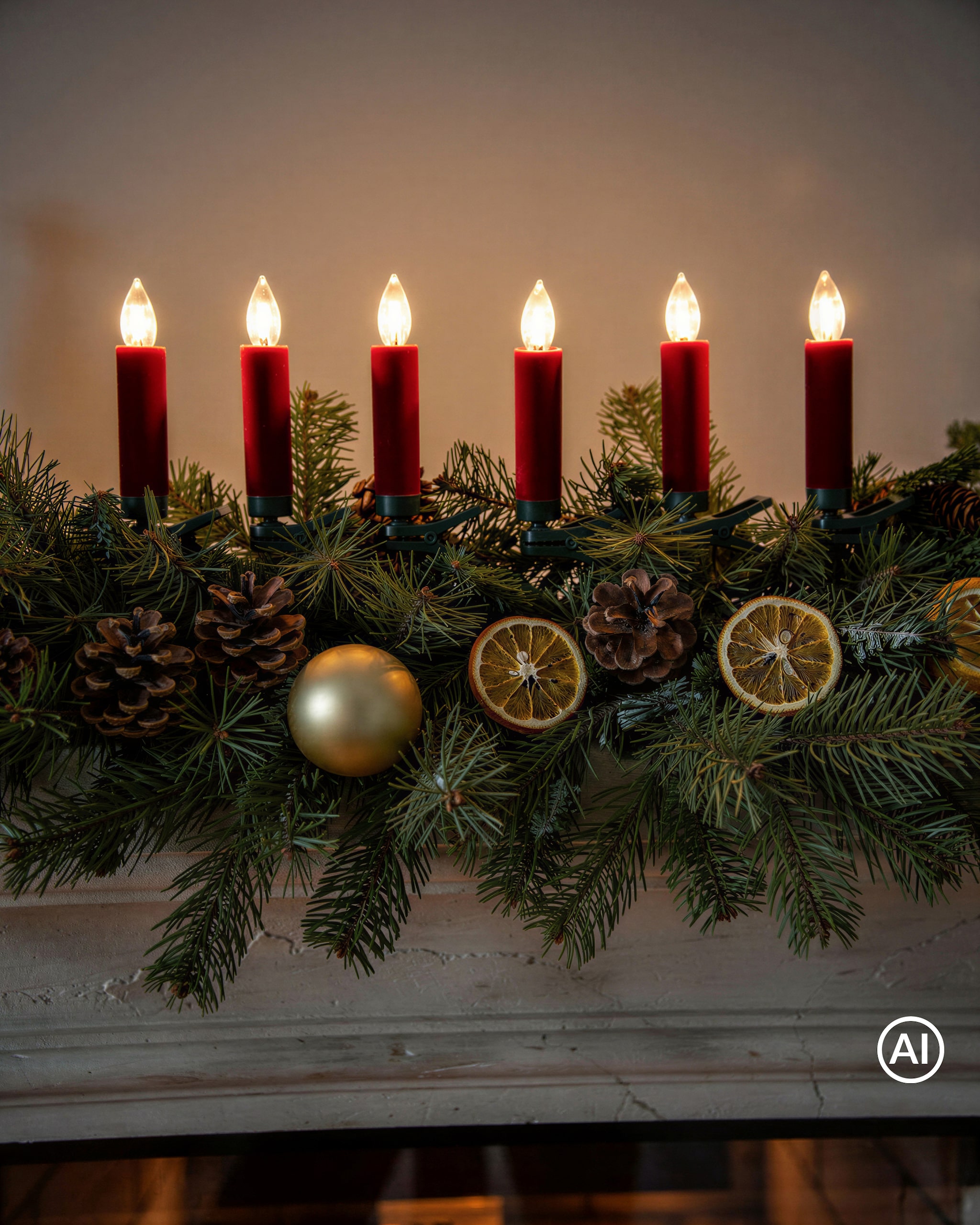 Produktabbildung für Kabellose LED-Weihnachtskerzen, 8tlg.