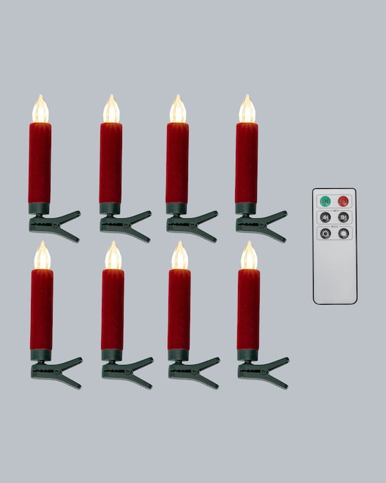 Produktabbildung für Kabellose LED-Weihnachtskerzen, 8tlg.