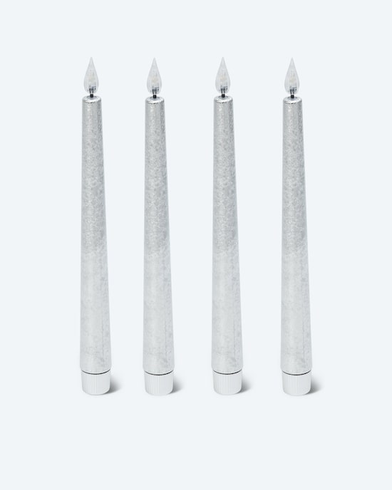 Produktabbildung für LED-Stabkerzen "Metallic", 4tlg.