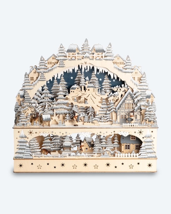 Produktabbildung für LED-Schwibbogen "Winterlandschaft"